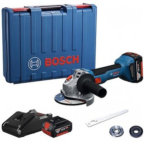 Шліфмашина кутова акумуляторна GWS 18V-8 BOSCH 06019N9020