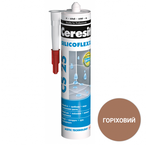 Силікон CERESIT шов 280 мл горіховий CS25 (2908872)