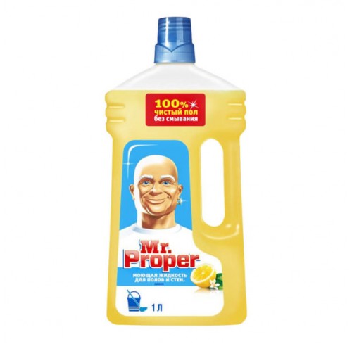 Рідина д/миття підлоги та стін 1л MR PROPER лимон (81657180)