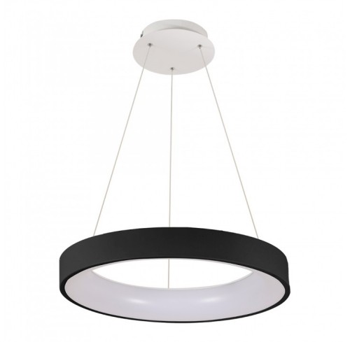 Світильник LED VELMAX V-PL-VERONA-R max 50W 3000k-6500K 3000Lm пульт ДК чорний (23-46-12-1)