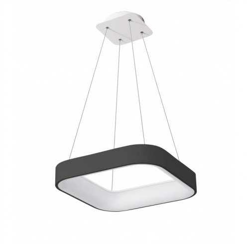 Світильник LED VELMAX V-PL-VERONA-S max 80W 3000k-6500K 5200Lm пульт ДК чорний (23-46-37)
