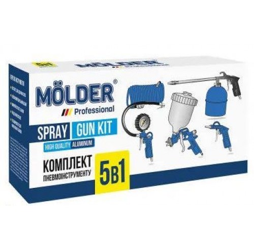 Набір пневмоінструменту 5в1 Molder (31100)