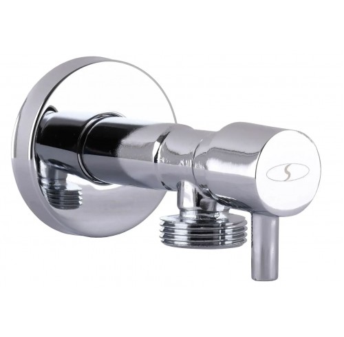 Кран кутовий шаровий 1/2"*3/4" Solomon laser 7076