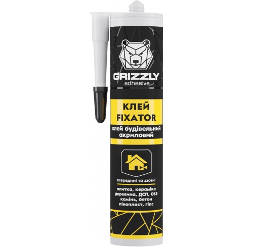 Клей будівельний акриловий FIXATOR 0,44кг Grizzly